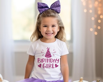 The Birthday Girl Baby Girl Birthday, Girl Birthday Shirt, Rose Gold Shirt, Party baby girl outfit, Girl Birthday