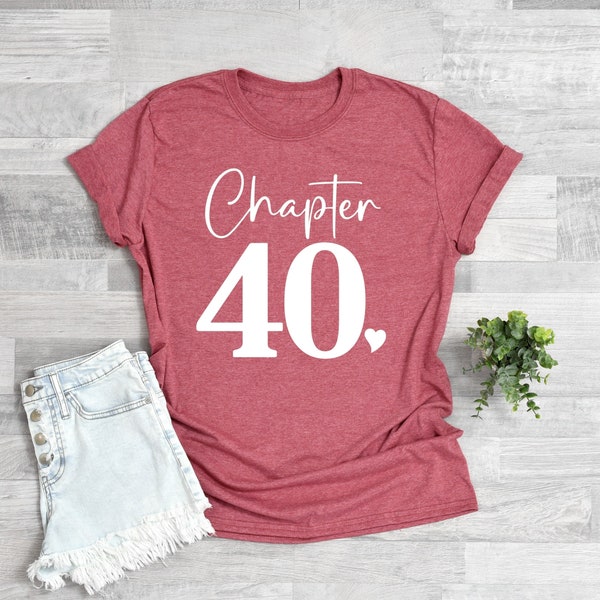 40th Birthday Shirt Ladies Birthday Shirt Hello 40 40th Birthday Party Shirt 40 Birthday Gift Forty AF