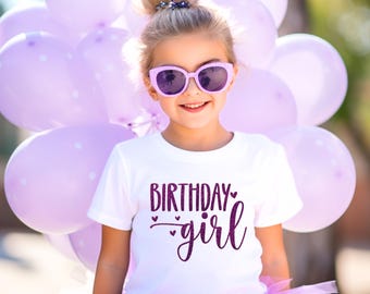 Birthday Girl glitter shirt