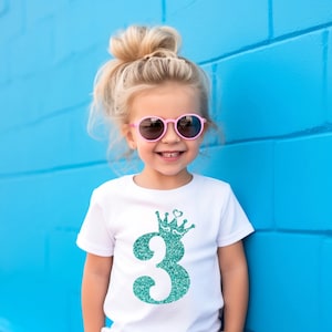 3rd Birthday shirt, Cute birthday shirt, Baby girl birthday, Kids birthday shirts