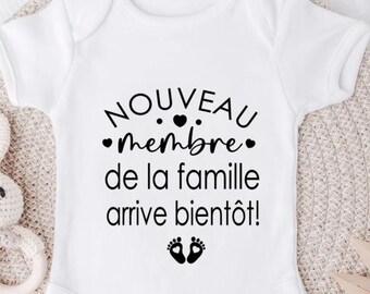 Annonce de grossesse, futur bébé, annonce maman enceinte, french pregnancy announcement