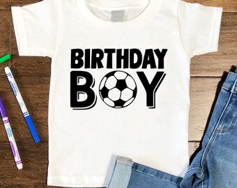Soccer Birthday Shirt, Soccer Theme Birthday boy, Soccer Birthday tee, Birthday boy soccer