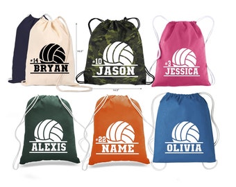 Custom Volleyball Bag Personalized Volleyball team bag, Volleyball gift bag, Volleyball bag, Volleyball Gift