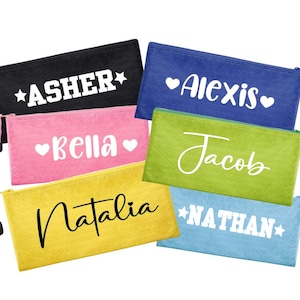 Personalized Kids Pencil Pouch - Kids school gift ideas