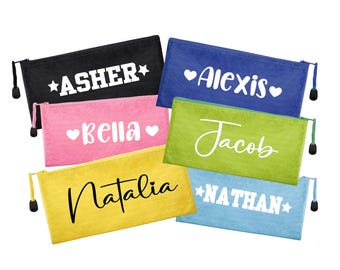 Personalized Kids Pencil Pouch - Kids school gift ideas
