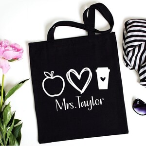 Custom Teacher Gift - Gift for Teacher - Teacher Tote Bag - Tote Bag for Teacher - Teaching School Gift