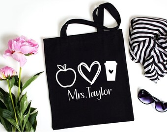 Custom Teacher Gift - Gift for Teacher - Teacher Tote Bag - Tote Bag for Teacher - Teaching School Gift