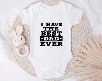 First time dad baby bodysuit
