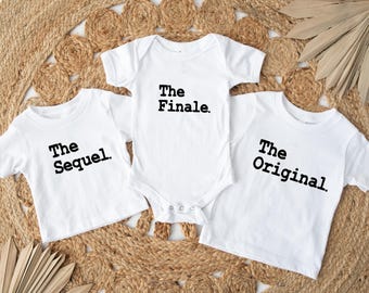 Matching Sibling Shirts, Big Sister Middle Sister Little Sister, Original Sequel Finale Shirts, Cute Sibling matching shirts