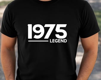 50th Birthday Gifts Men, 50th Birthday Shirt for Men, 1975 t-shirt For Men, 50th Gifts Idea for Him, 50th Birthday T-shirts, 1975 Gift Ideas