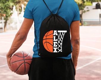 Custom Basketball bag, Personalized Basketball bag, Basketball gift, Children custom bag, Basketball kids bag, Basketball team bag
