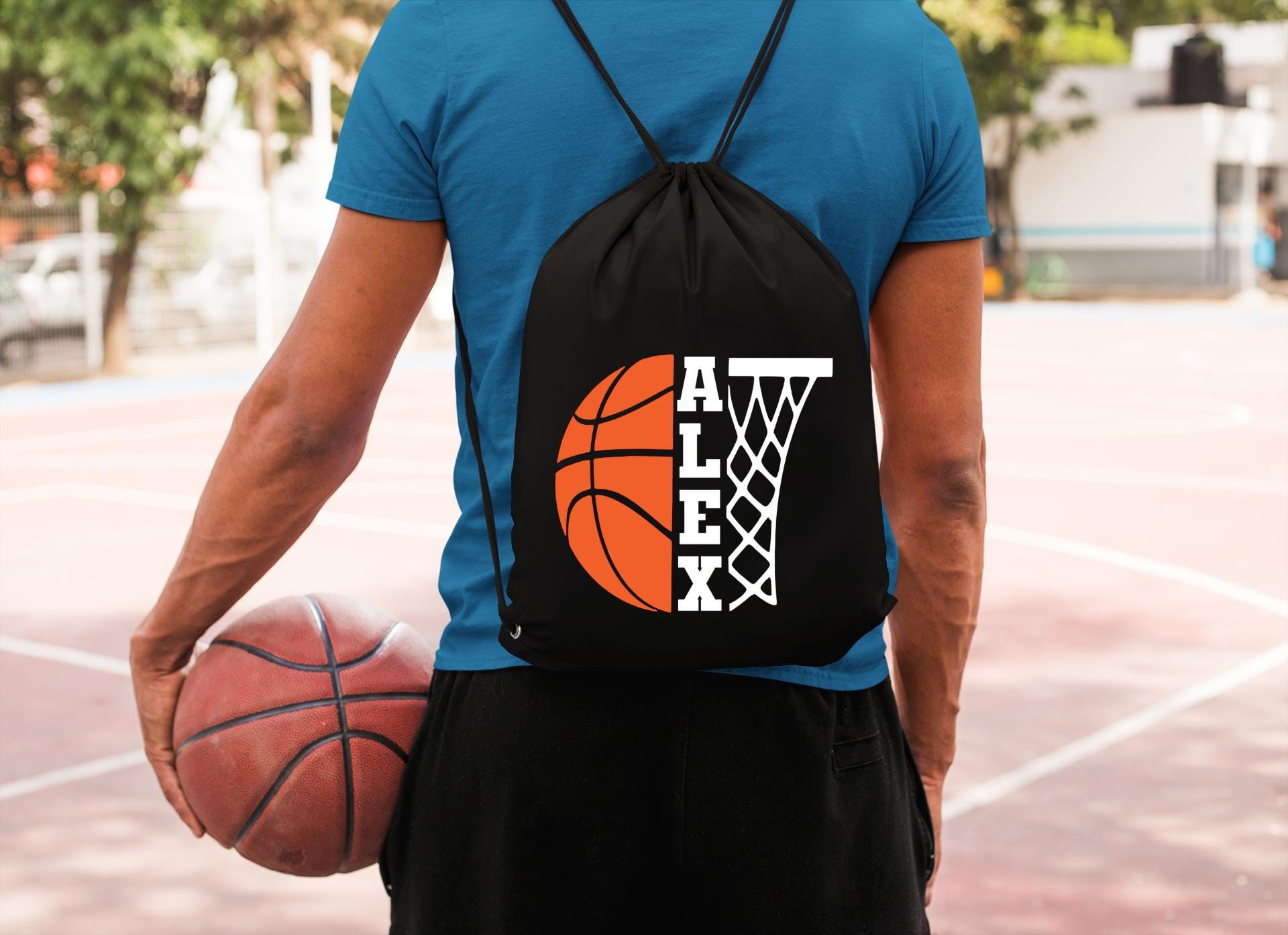 Custom Basketball bag Personalized Basketball bag Basketball gift Children custom bag Basketball kids bag Basketball team bag