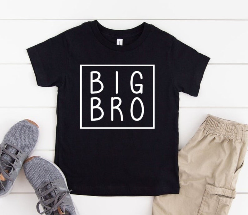 Big Bro shirt - Big brother baby Announcement - Sibling shirt - Pregnancy announcement - Promoted to Big Brother Shirt