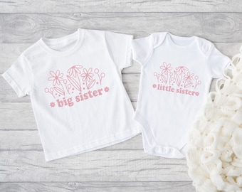 Matching Big Sister Sibling Shirts, Big Sister Middle Sister Little Sister, Original Sequel Finale Shirts, Cute Sibling matching shirts