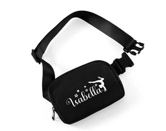 Custom gymnastic waist bag Personalized gymnastic gift bag Gymnastic girl gift Gift for gymnastic girl