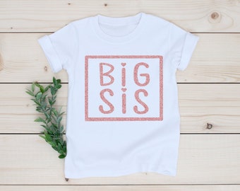 Big sister shirt, Big Sis Tshirt - Sister Shirts Pregnancy Announcement, Baby Announcement Shirt - Pregnancy announcement Sister Shirt