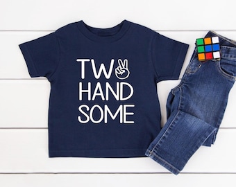 Second birthday shirt Birthday boy shirt 2nd birthday boy, Two Handsome baby boy shirt, birthday boy, Cute birthday shirt, boy birthday gift