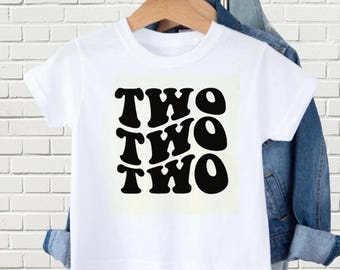 2nd Birthday shirt, Second birthday shirt, 2nd birthday gift, 2 birthday boy, Groovy birthday baby shirt, Two, Gender neutral birthday shirt