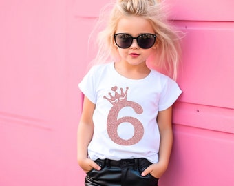 6th birthday girl, Sixth Birthday Shirt, Six Birthday Shirt, Sixth Birthday Gift, 6 Year Old Birthday Girl