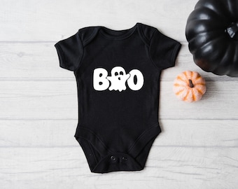 Boo ghost baby bodysuit