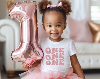 1st birthday baby girl outfit, Baby 1st birthday bodysuit, Cute 1st birthday bodysuit, 1st birthday shirt, Rose gold birthday baby