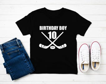 Hockey Birthday Boy Shirt
