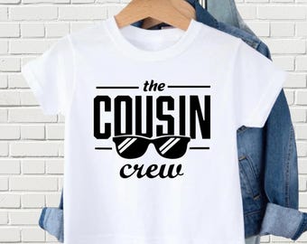 Cousin Crew Tshirt / New to the cousins  / Cousin baby clothes /  Cute Cousin Shirt/  Cousin Tshirt / Cousins Shirts