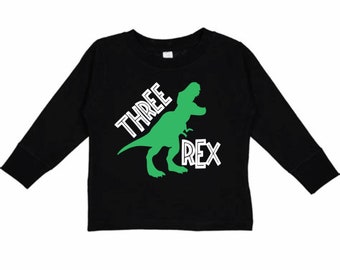 3rex Dinosaur shirt, Three Rex Birthday boy shirt, Dinosaur birthday shirt, 3rd birthday gift, three rex shirt, dinosaur birthday theme
