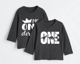 First birthday shirt Dino birthday shirt Baby Boy Birthday shirt Dino theme shirt