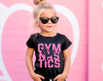 Gymnastics shirt Pink gymnastic Girl shirt Cute gymnastic shirt