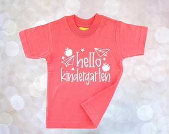 Cute Kindergarten shirt, First Day of School, Back to school, Kindergarten shirt, Kids First Day of School Shirt, Cute Kindergarten shirt