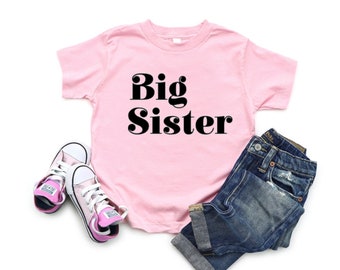 Big Sis Tshirt - Promoted to big sister - Big Sis Shirt - New Big sister tshirt - Promoted sister shirt - Big sister announcement