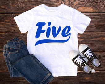 Kids birthday shirt, Five Birthday boy gift, Birthday boy shirt, Toddler boy shirt, Boys Birthday Tshirt, 5th Birthday boy shirt