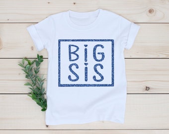 Big sister shirt, Big Sis Tshirt - Promoted to big sister shirt - Cute Big Sis shirt, Pregnancy announcement - Promoted sister