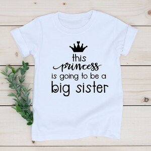 Pregnancy announcement shirt, Promoted to big sister, Big Sister shirt, Promoted sister, Going to be big sister shirt, baby announcement