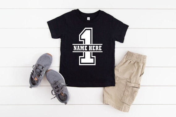 1st Birthday Personalised Kids Shirt Birthday / First Birthday - Etsy