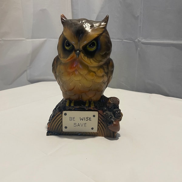 Vintage Be Wise owl