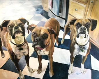 Custom dog portrait. Personalized pet portrait. Dog portrait. Pet portrait. Pet portrait commission. Pet Portrait Custom. Pet Art.