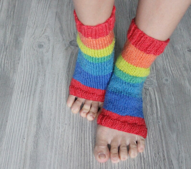 Flip Flop Socks Hand Knit Toeless Socks Woolen Pedicure Socks Etsy