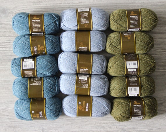 Merino Silk Yarn for Hand Knitting Soft Lace Yarn Silk | Etsy