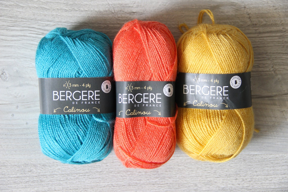 Bergere de France Calinou 4 ply Yarn Acrylic Wool Mix Yarn Etsy