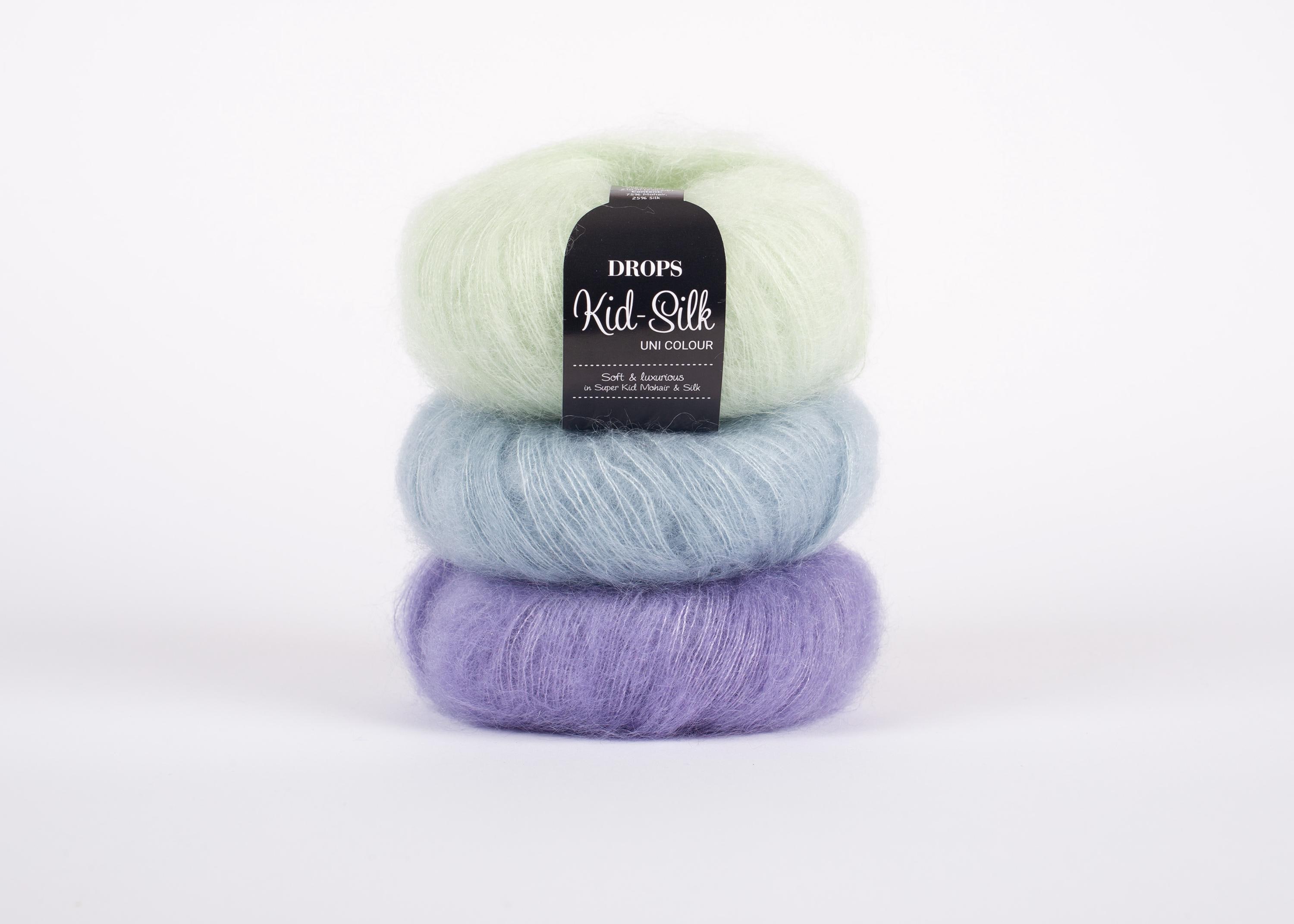 25g/210m(0.9oz-230yds)/ DROPS Kid-silk / A Wonderful Mix of 25g/210m(0.9oz-230yds)/ DROPS Kid-silk / A Wonderful Mix of