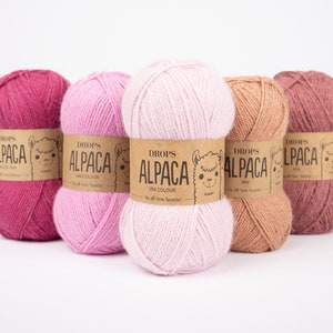 DROPS Alpaca, Fio de alpaca, Fio de lã, Fio de tricô