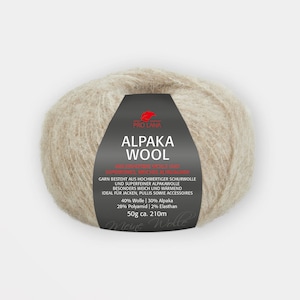 50g - 210m / Alpaca Wool -  Warm, warmer, alpaca wool / Pro Lana  / Alpaca, Wool