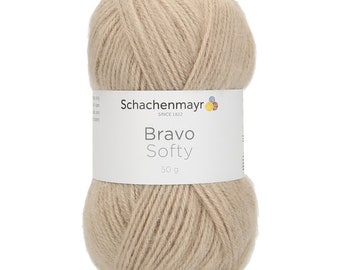 Schachenmayr BRAVO SOFTY / Acrylic yarn / Mottled sisal  color / 50 gr-140 m