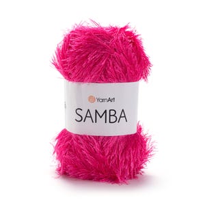 YarnArt Samba Eyelash Yarn – 100% Polyester Effect Yarn
