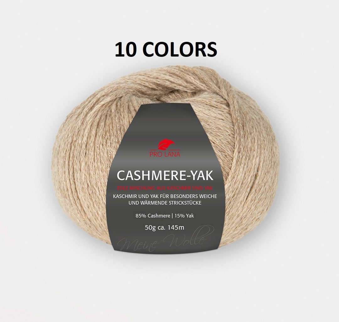 Buy 50g/145m / Pro Lana CASHMERE YAK / Cashmere Yarn / Yak Yarn / Pure  Luxury on Your Skin Online in India 