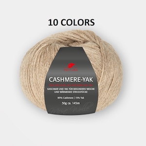 50g/145m / Pro Lana CASHMERE YAK / Cashmere yarn / Yak yarn / Pure luxury on your skin