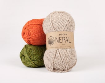 DROPS Nepal, Alpaca yarn, 50g/75m(1,8oz-82yds),