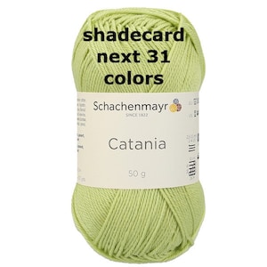 50g/125m / SCM CATANIA  / Mercerized cotton yarn